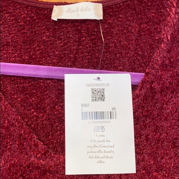 Altar’d State Wine Chanel Sweater - Picture 8 of 8